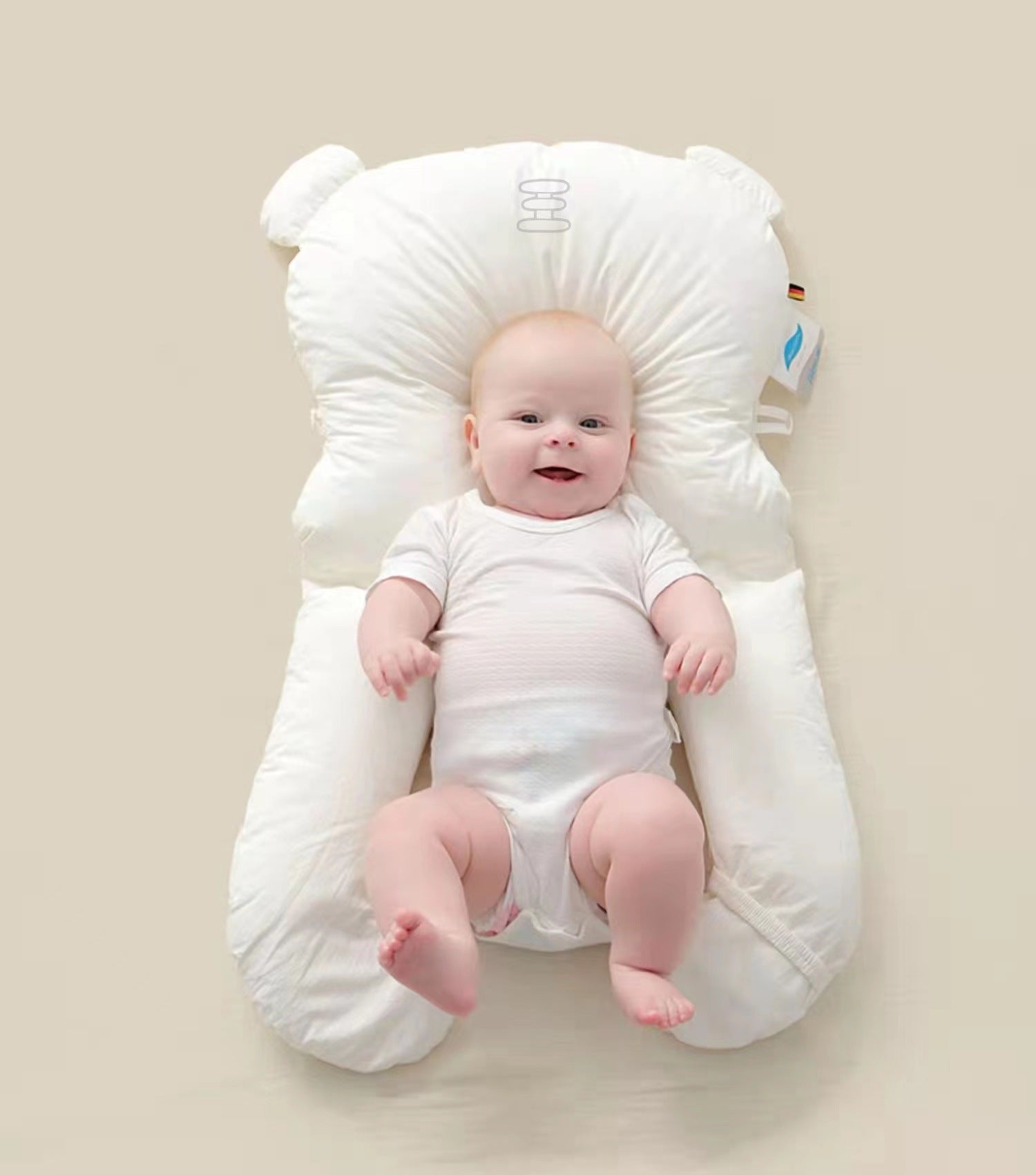 Anti-roll Baby Pillow Set